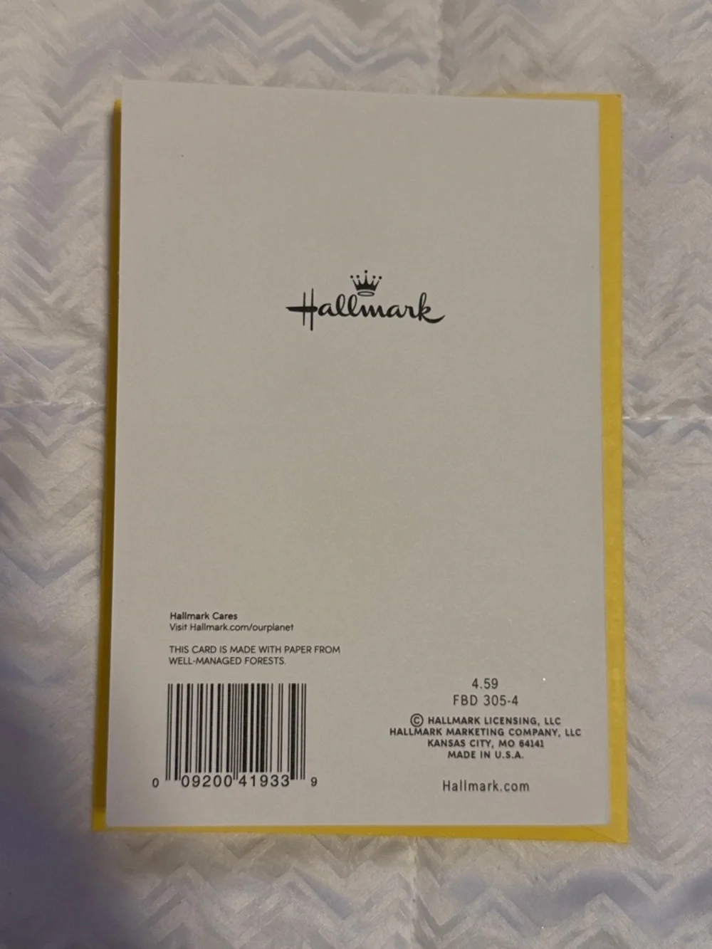 Hallmark brand new